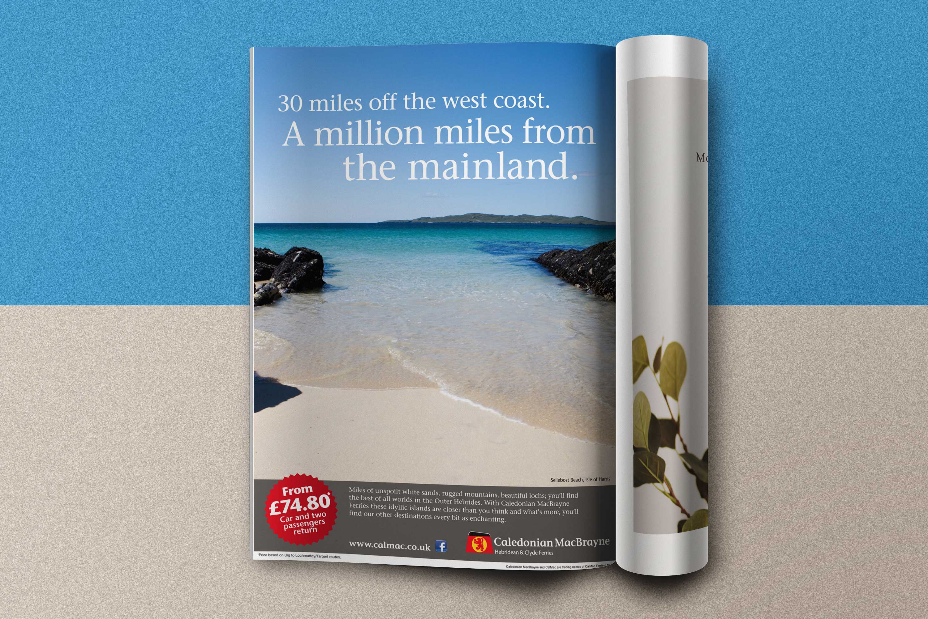 Magazine advert